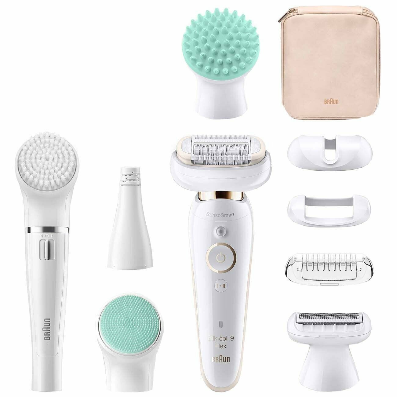 Эпилятор Braun Silk-epil 9 Flex Beauty Set SES 9300, white