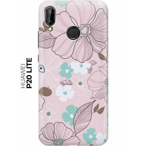 RE: PAЧехол - накладка ArtColor для Huawei P20 Lite с принтом Розовые цветы re paчехол накладка artcolor для huawei mate 20 lite с принтом розовые цветы