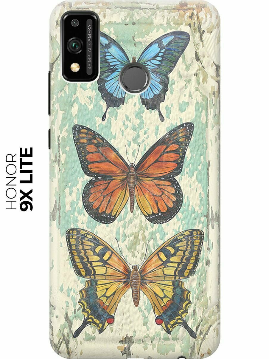 фото RE: PA Чехол - накладка ArtColor для Honor 9X Lite с принтом "Три бабочки"