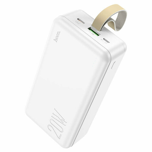 Внешний АКБ HOCO J87B 30000mAh Tacker PD QC3.0 белый