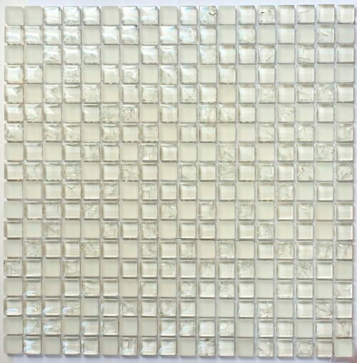 фото Мозаика декоративная Apollo 30х30см, белый (15х15х8 мм)