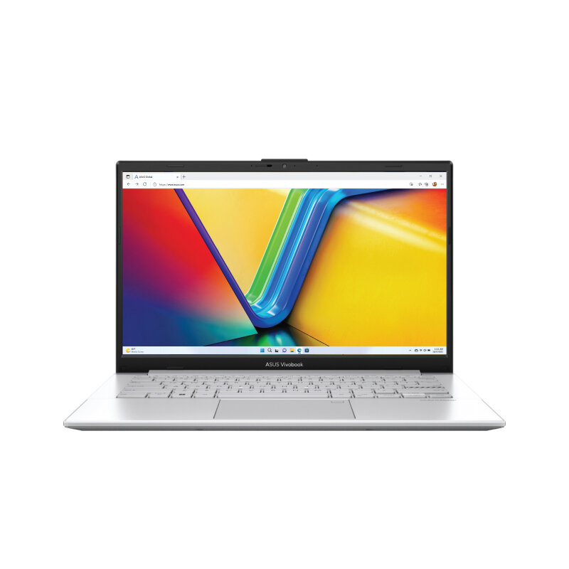 Ноутбук ASUS Vivobook Go 14 E1404FA-EB019, 14" (1920x1080) IPS/AMD Ryzen 3 7320U/8ГБ DDR5/256ГБ SSD/Radeon Graphics/Без ОС, серебристый (90NB0ZS1-M00660)