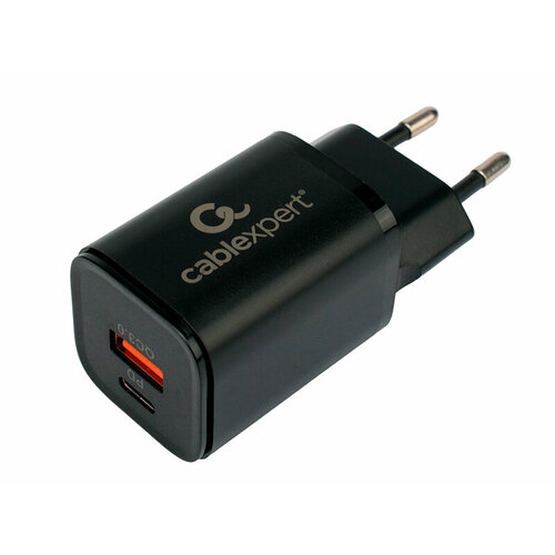 Зарядное устройство Gembird Cablexpert USB - Type-C 3А QC3.0/PD Black MP3A-PC-43 черный