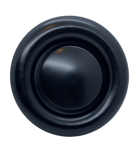 DEC REGA black DVS 160 Черный диффузор металлический вытяжной - фотография № 2