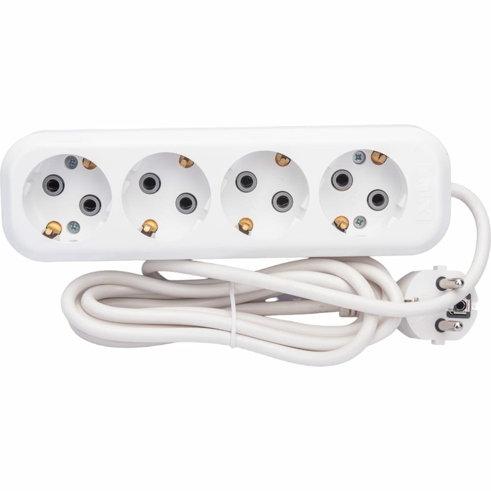 Удлинитель Lux У4-Е-02 4 Sockets 2m White - фото №8