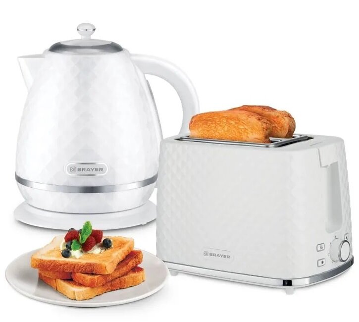 фото Набор Чайник + Тостер BRAYER
