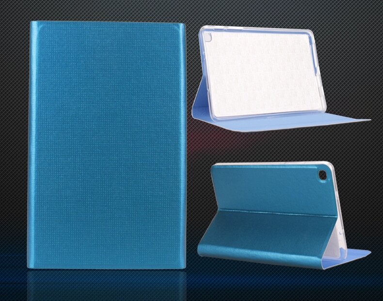 Чехол-книжка MyPads для Samsung Galaxy Tab S2 8.0 SM-T710/713/ T715/ T719 из импортной кожи, синий