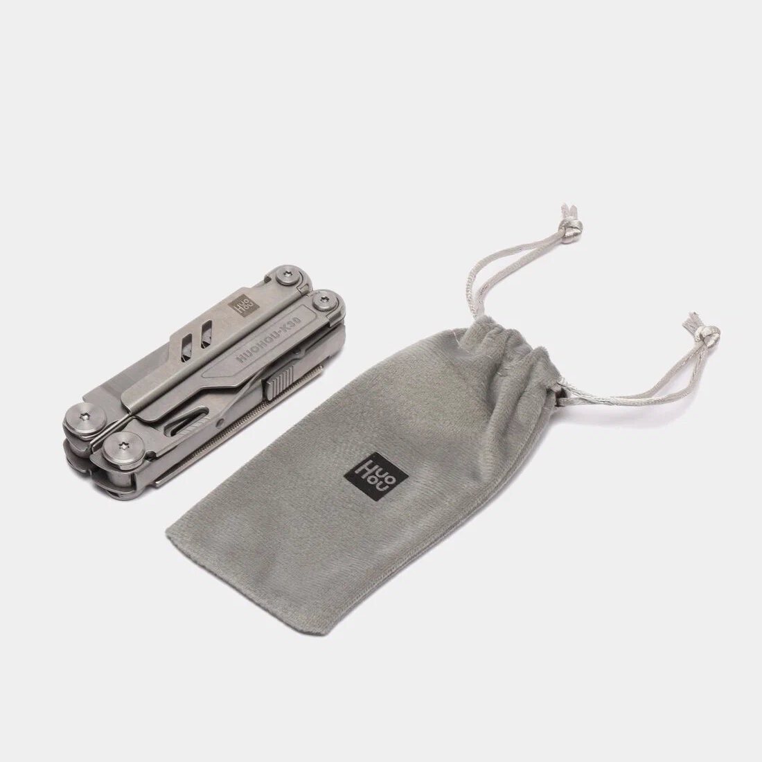 Пассатижи Xiaomi Мультитул Huo Hou K30 Pro HU0191, серебристый, 18 инструментов