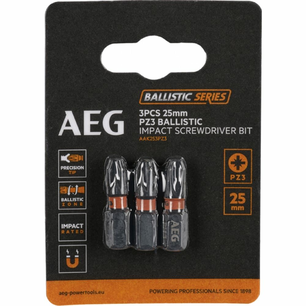 Ударные биты AEG AAK253PZ3
