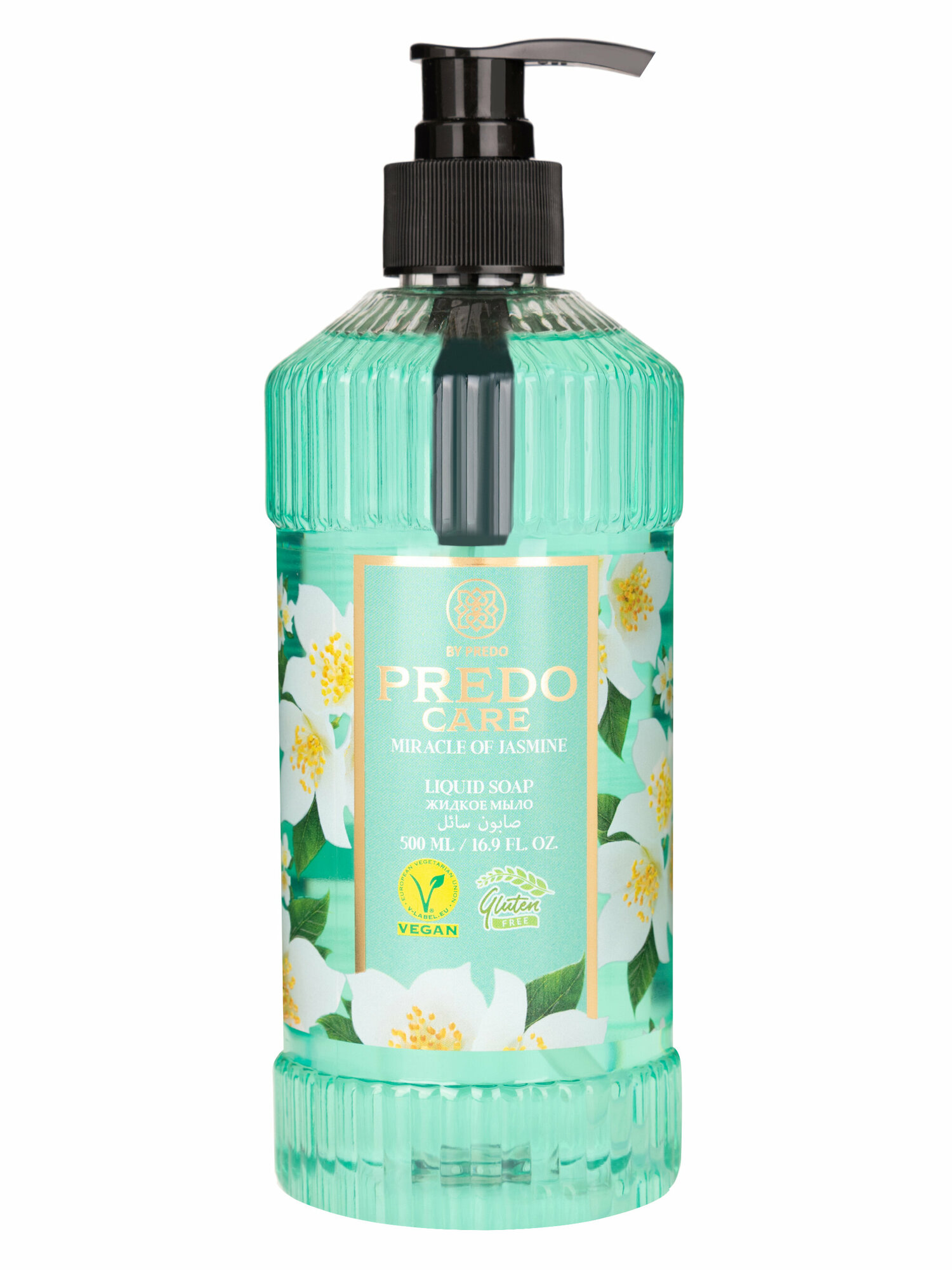 фото Жидкое мыло для рук и тела PREDO CARE "Чудесный жасмин" увлажняющее, натуральное, 500 мл
