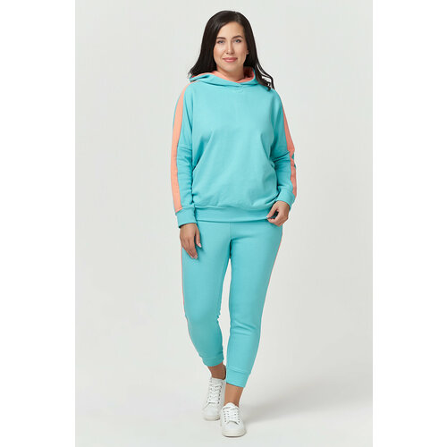 фото Брюки olsi, размер 54, зеленый