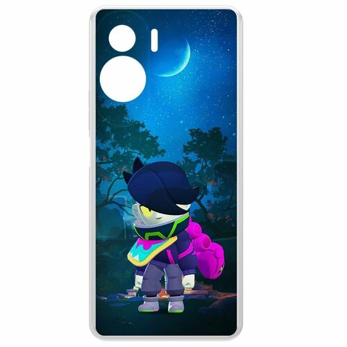 Чехол-накладка Krutoff Clear Case Brawl Stars-Орочи Эдгар для Honor X50i чехол накладка krutoff clear case brawl stars орочи эдгар для honor x50i