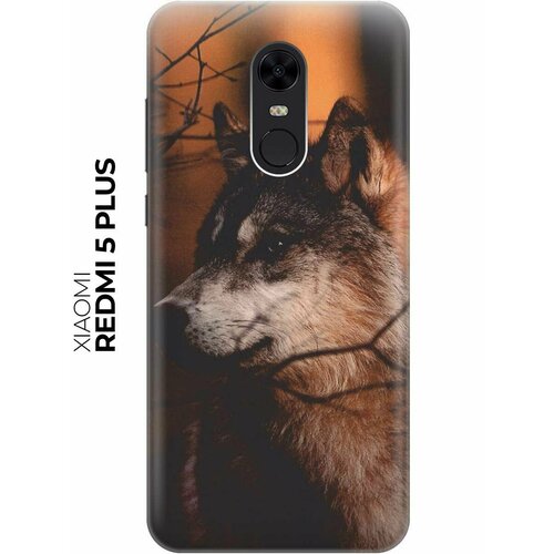 RE: PA Накладка Transparent для Xiaomi Redmi 5 Plus с принтом Красивый волк