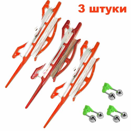 фото Донка резинка для рыбалки классическая донная снасть 20 метров резинки и 60 метров лески нет бренда