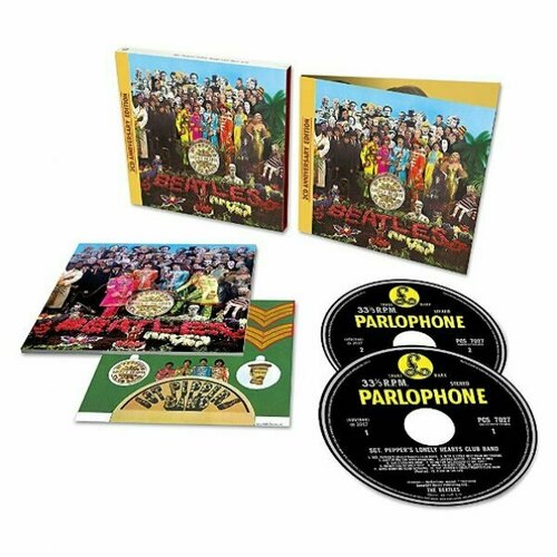 Компакт-диски, APPLE RECORDS, THE BEATLES - Sgt. Pepper's Lonely Hearts Club Band (2CD) коллекционная винтаж виниловая пластинка the beatles sgt pepper s lonely hearts club band 1976 г винтажная ретро пластинка 1 шт 42 мин 23 сек