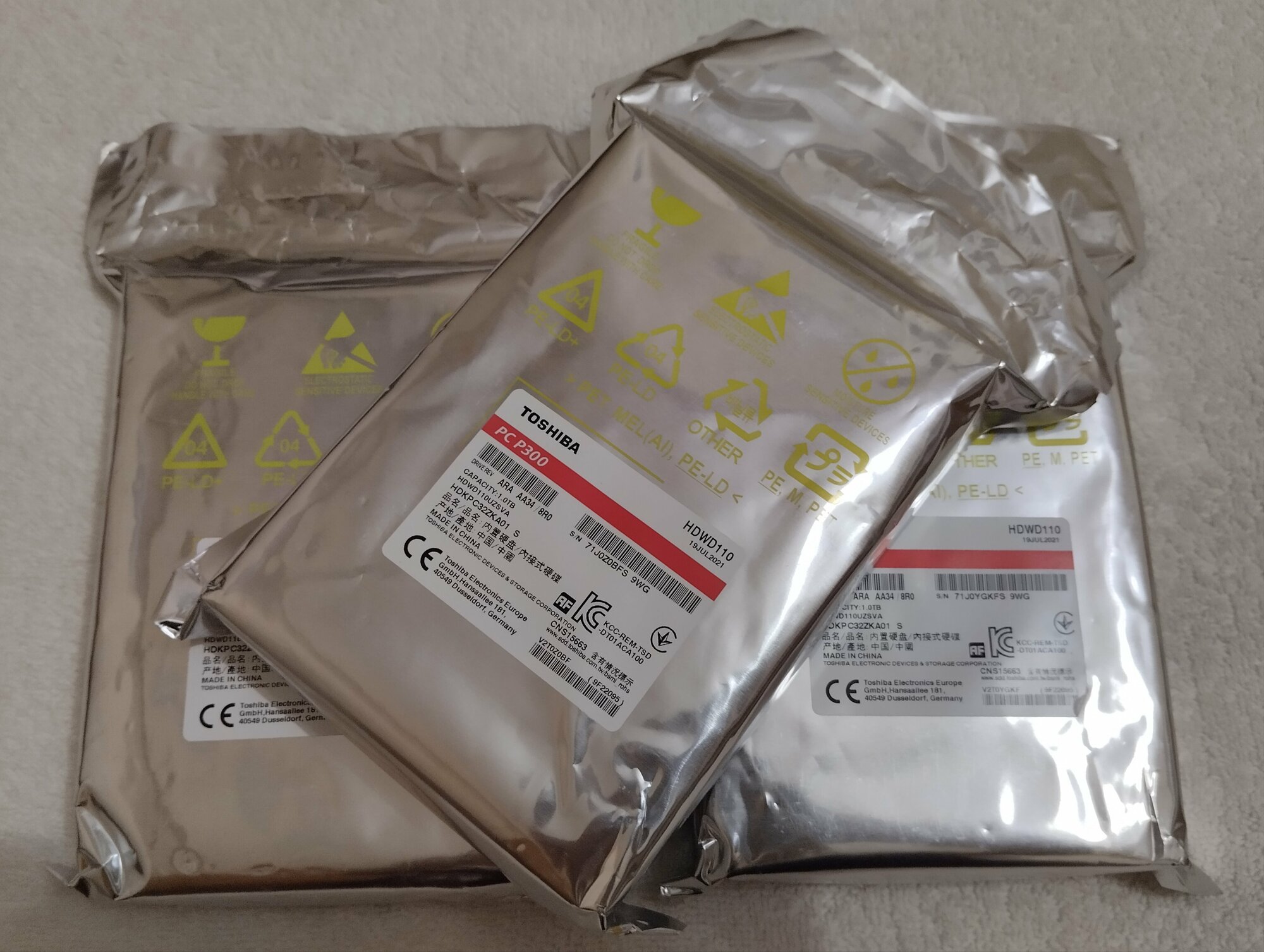 Жесткий диск Toshiba P300 1 ТБ HDWD110UZSVA (Оригинал). HDWD110UZSVA. Оригинал.