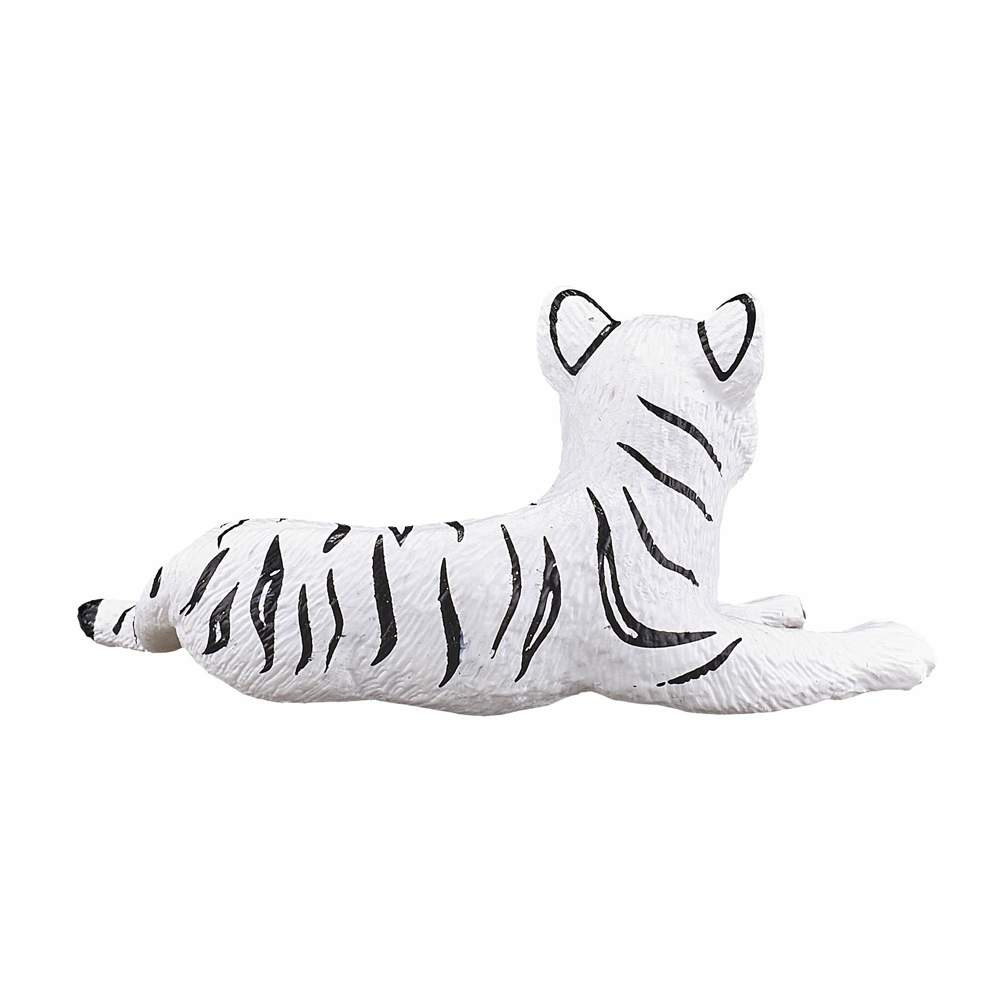 Фигурка Белый тигренок (лежащий), AMW2028