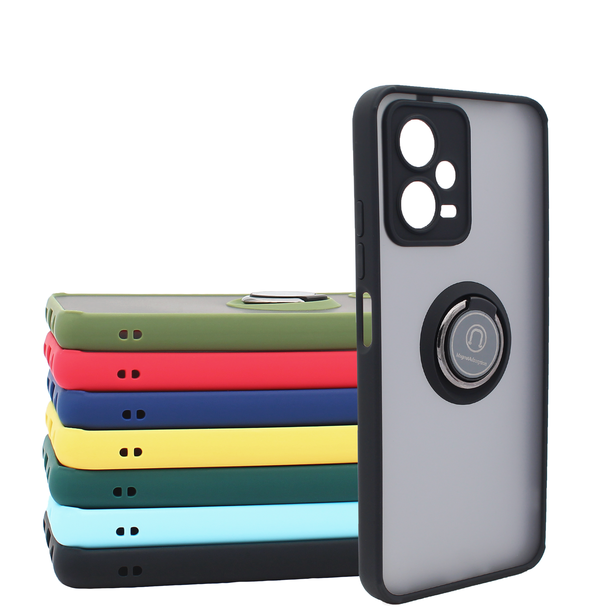 фото Чехол противоударный Mobix для Poco X5 5G с кольцом