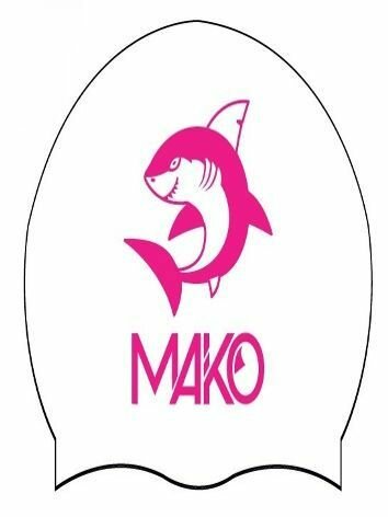 Шапочка для плавания Mako Shark White