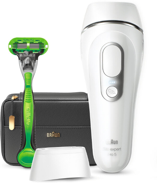 Фотоэпилятор Braun Silk expert Pro 5 IPL PL5145, белый