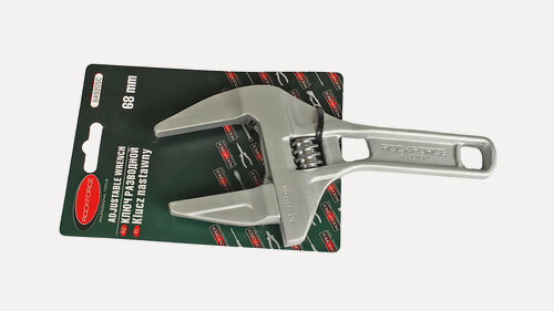 Изображение товара Ключ разводной ROCKFORCE алюминиевый захват 16-68мм