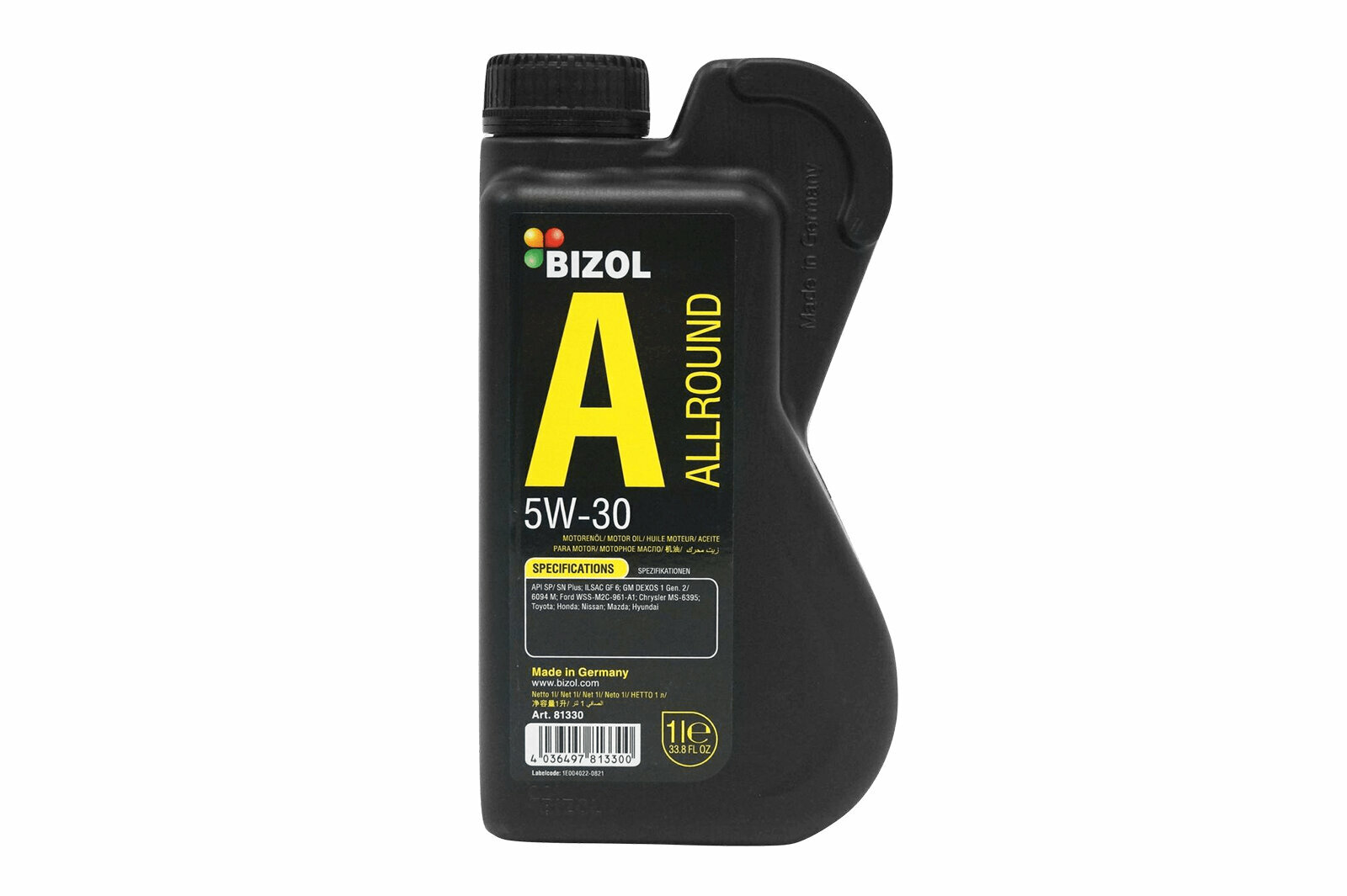 Масло моторное BIZOL Allround 5W30 SP/SN 1л