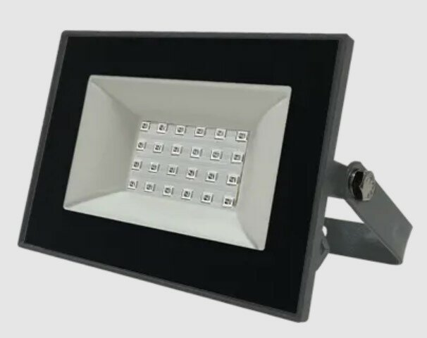 Прожектор LED Зеленый 100Вт IP65 220-240В Светодиодный. Металл, стекло. Корпус серый, цвет излучения зеленый, уп. 1шт