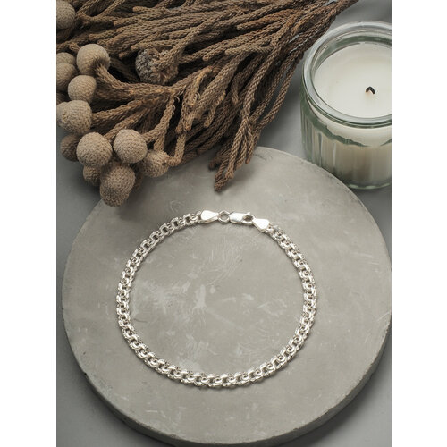фото Бисмарк браслет, размер 20 см, серебро 925, браслет для бусин, шарм, на руку, женский, мужской вознесенский ювелирный завод