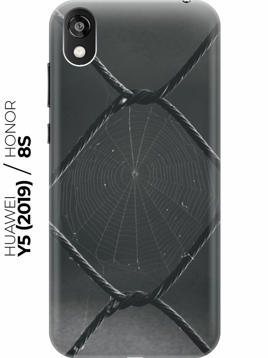 Силиконовый чехол Паучок на Honor 8S / Huawei Y5 (2019) / Хуавей У5 2019 / Хонор 8с