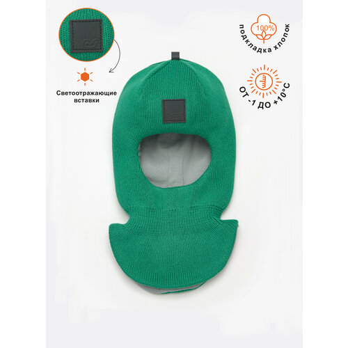 фото Шапка artel мелу, размер 48, зеленый