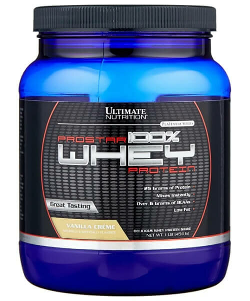 Сывороточный протеин 100% Prostar Whey Protein Ultimate Nutrition 454 гр (Шоколадный крем)