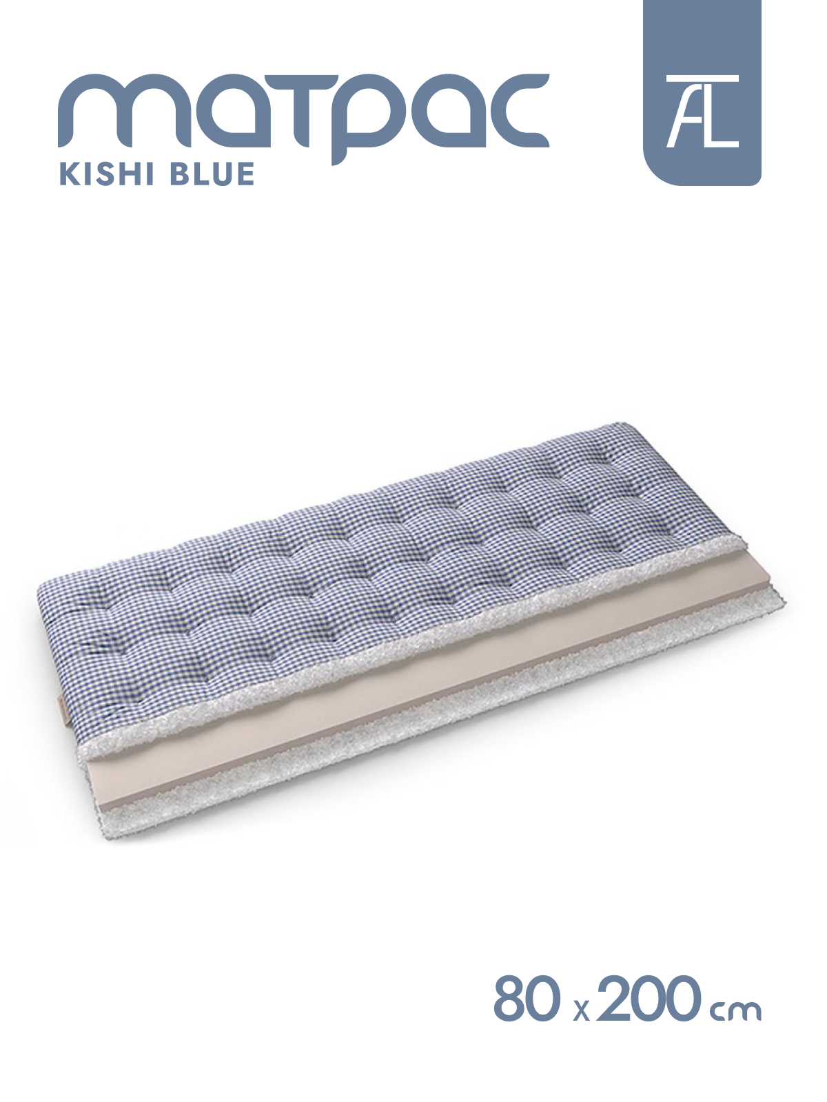 Матрас Mr.Mattress Kishi blue, 80х200 см