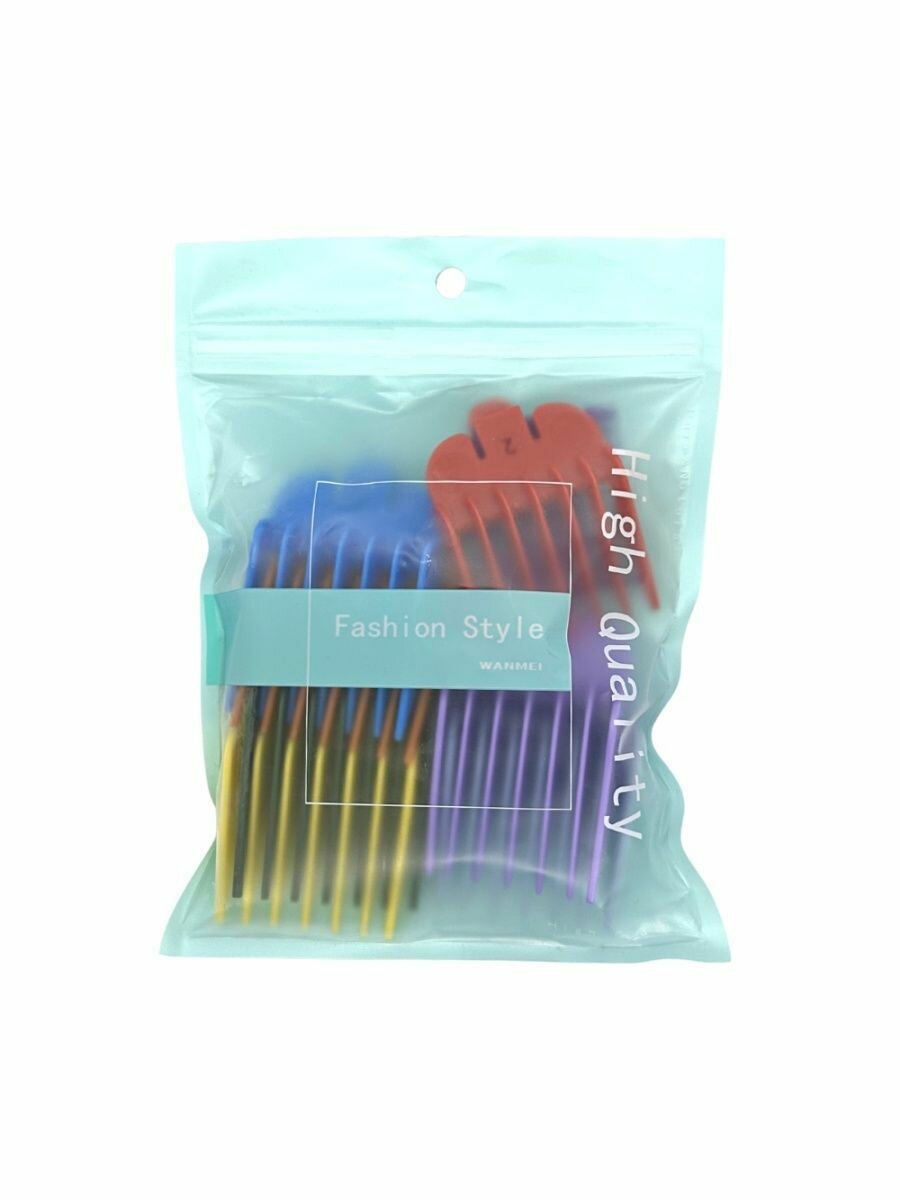 Набор насадок DiBiDi для машинки для стрижки пластик, разноцветные (8 шт) - фотография № 2