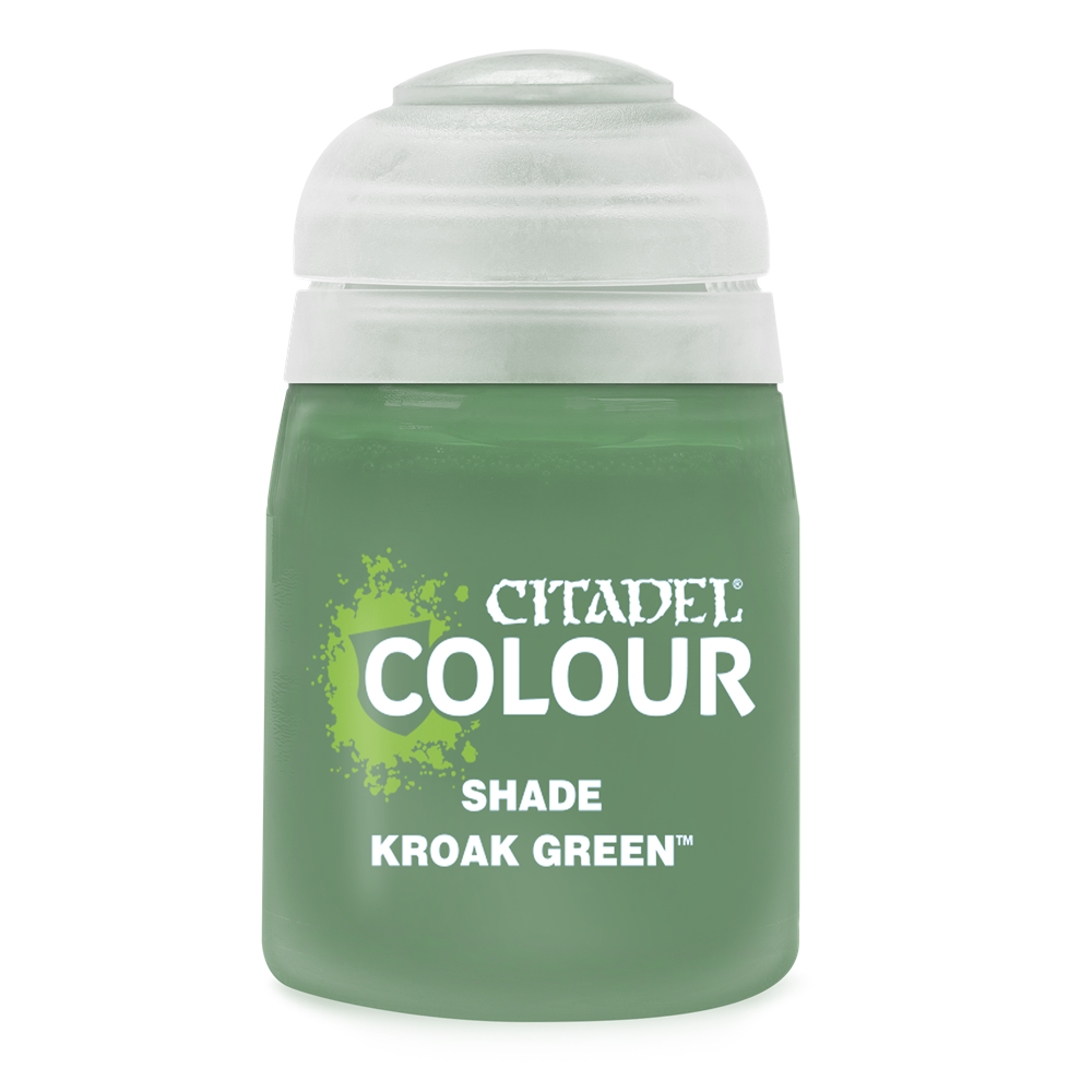 Аксессуар для Warhammer Games Workshop Проливка Зеленый Кроака (Kroak Green (18 ml)