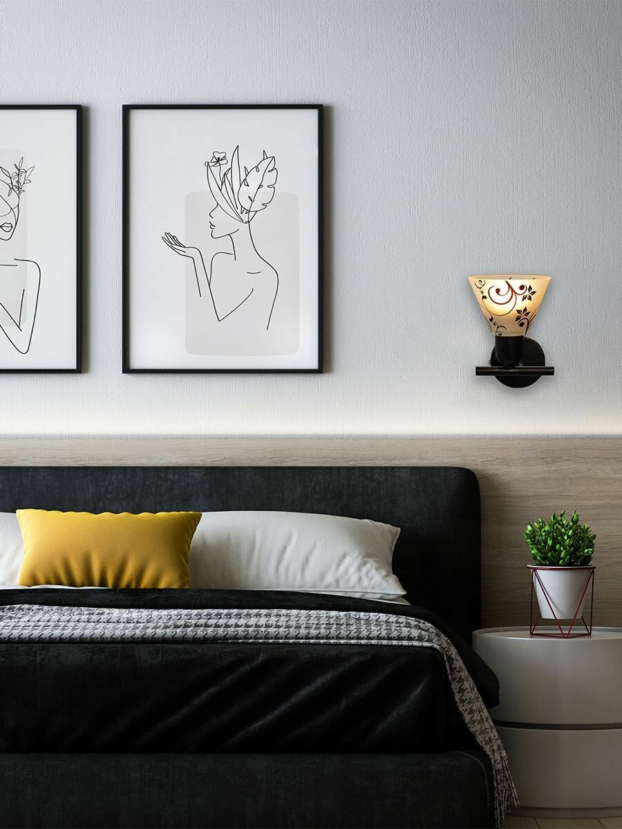 фото Настенный светильник бра накладной, Е14