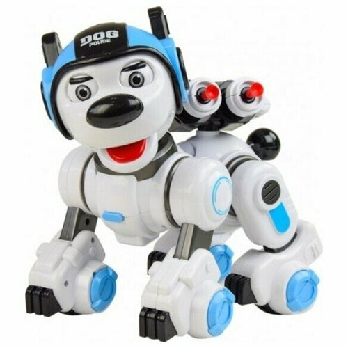 Радиоуправляемый робот Create Toys интерактивная собака Police Dog (CR-1901-BLUE)