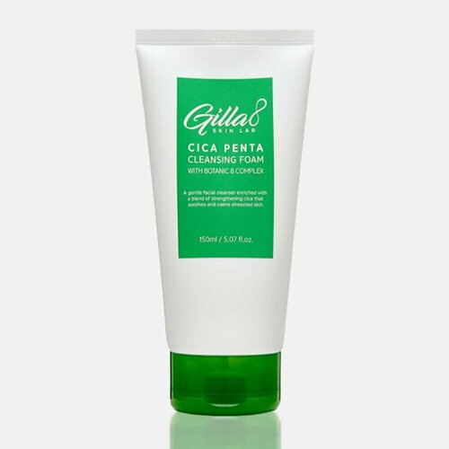 Нежная пенка для умывания GILLA8 Cica Penta Cleansing Foam