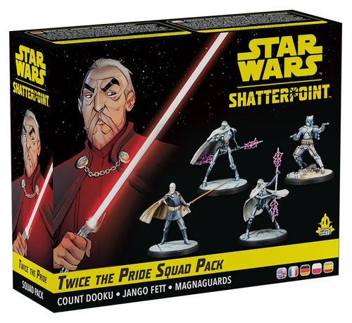 Миниатюры для настольной игры Star Wars: Shatterpoint - Twice the Pride Squad Pack, на английском