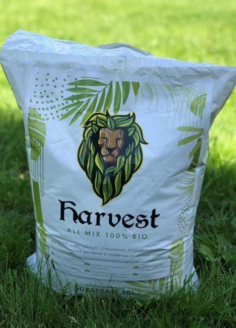 Грунт (земля) для растений универсальный Harvest Bio All MIX 20 л. — фото 1