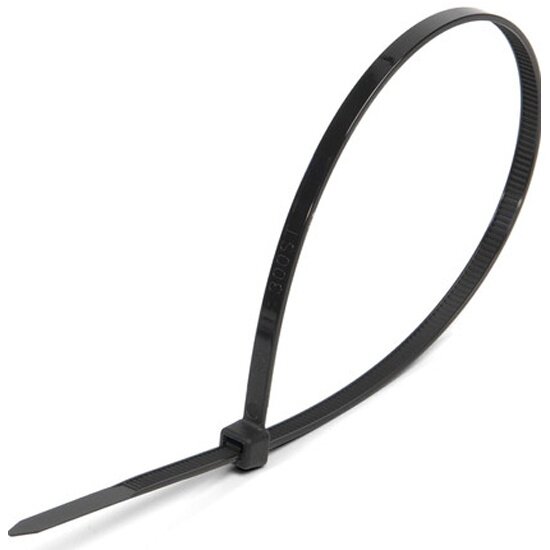 Стяжки нейлоновые НСС EasyFix 4*300 (ч) (100 шт.) 84816 Fortisflex - фото №1