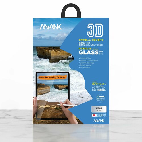Защитное стекло ANANK 3D PaperLike Curved Edge Glass for iPad Pro 12.9