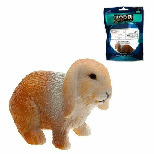 Фигурка мини-животного Кролик (в асс. 6 видов) JUNFA Q9899-ZJ31 раскраски кролик фигурка