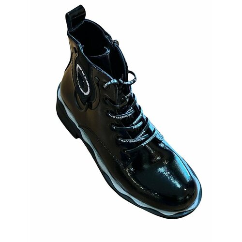 фото Ботинки, размер eu34, черный нет бренда