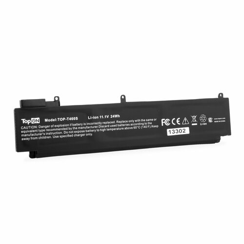 фото Аккумулятор для ноутбука lenovo t460s, t470s. 11.1v 1930mah. pn: 00hw022 topon