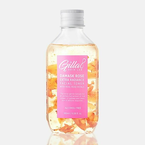 Тонер с лепестками роз GILLA8 Damask Rose Extra Radiance Facial Toner