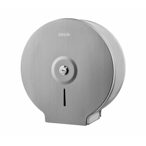 Диспенсер для туалетной бумаги DEGS WS-1208R, 1 шт, нержавеющая сталь/матовый
