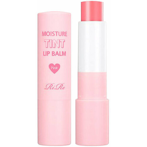 RiRe~Оттеночный бальзам для губ с маслом шиповника~Moisture Tint Lip Balm #01 Pink