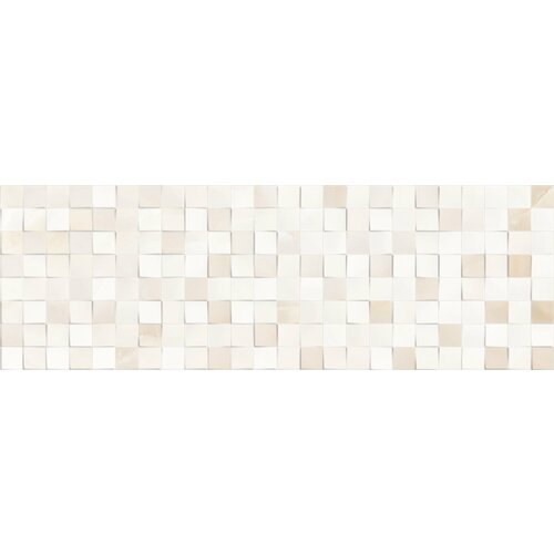 Плитка настенная PRIMAVERA Amore Beige Decor 01 DG08-01 под мрамор глянцевая для ванной, 30 х 90 см, 1,08м2