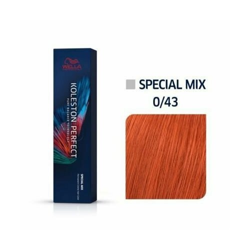 Wella Professionals Koleston Perfect Special Mix стойкая крем-краска для волос 0/43 Красный золотистый