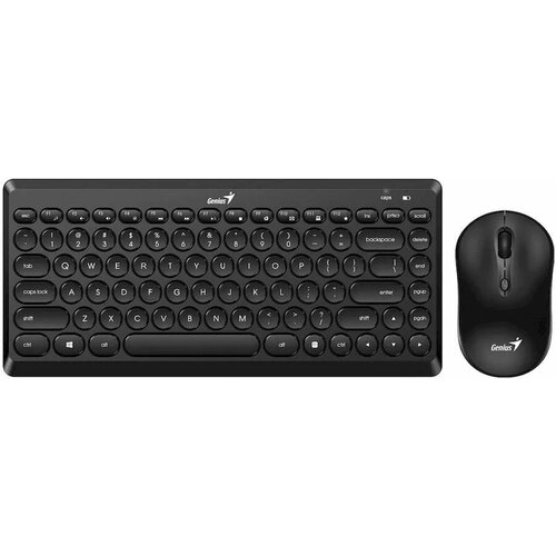Комплект (клавиатура+мышь) Genius LuxeMate Q8000, беспроводной, черный